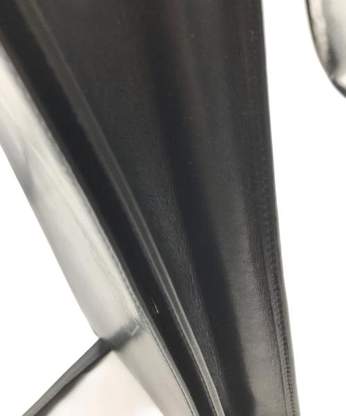 GIORGIO ARMANI（ジョルジョアルマーニ）GIORGIO ARMANI (ジョルジョアルマーニ) Valextra (ヴァレクストラ) ショルダーバッグ ブラックの古着・服飾アイテム