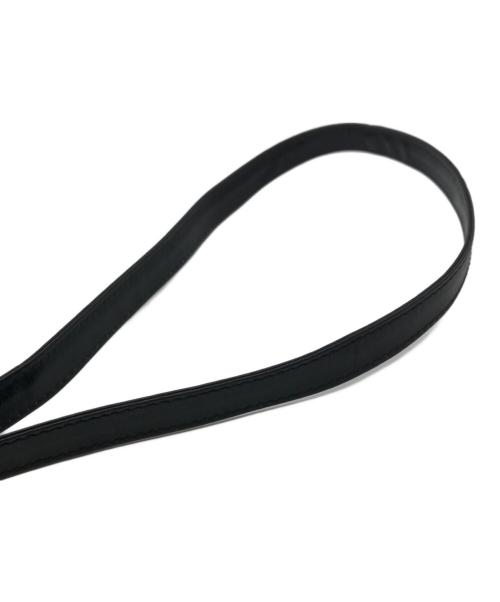 GIORGIO ARMANI（ジョルジョアルマーニ）GIORGIO ARMANI (ジョルジョアルマーニ) Valextra (ヴァレクストラ) ショルダーバッグ ブラックの古着・服飾アイテム