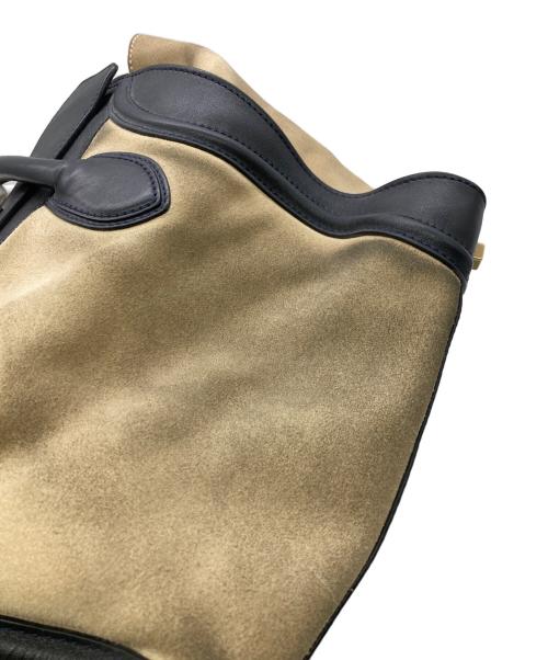 CELINE（セリーヌ）CELINE (セリーヌ) ラゲージミニショッパートートバッグ ベージュ×ネイビー サイズ:不明の古着・服飾アイテム