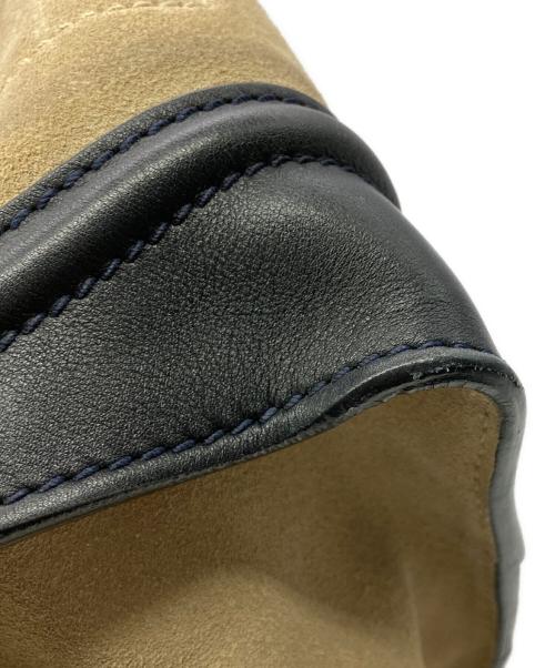 CELINE（セリーヌ）CELINE (セリーヌ) ラゲージミニショッパートートバッグ ベージュ×ネイビー サイズ:不明の古着・服飾アイテム