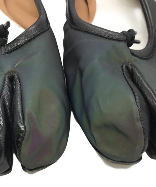 Maison Margiela（メゾンマルジェラ）Maison Margiela (メゾンマルジェラ) タビバレェシューズ グレー×パープル サイズ: 36 1/2の古着・服飾アイテム