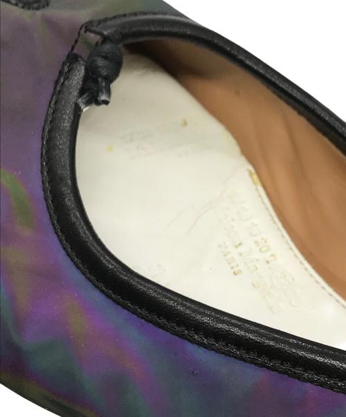 Maison Margiela（メゾンマルジェラ）Maison Margiela (メゾンマルジェラ) タビバレェシューズ グレー×パープル サイズ: 36 1/2の古着・服飾アイテム