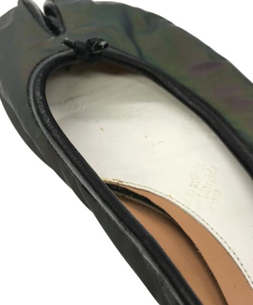 Maison Margiela（メゾンマルジェラ）Maison Margiela (メゾンマルジェラ) タビバレェシューズ グレー×パープル サイズ: 36 1/2の古着・服飾アイテム