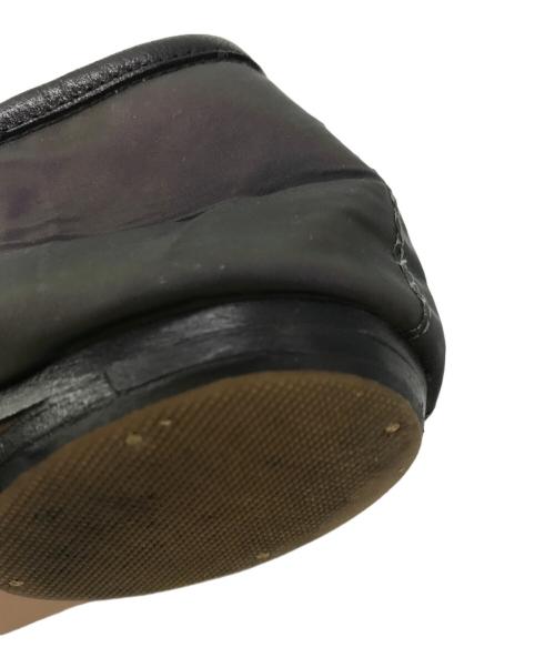 Maison Margiela（メゾンマルジェラ）Maison Margiela (メゾンマルジェラ) タビバレェシューズ グレー×パープル サイズ: 36 1/2の古着・服飾アイテム