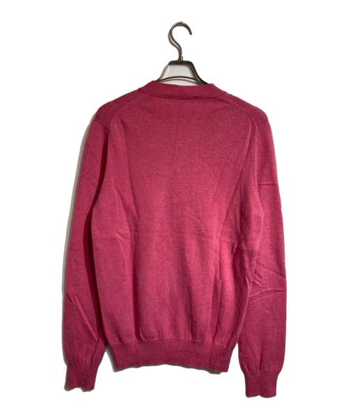 PLAY COMME des GARCONS（プレイコムデギャルソン）PLAY COMME des GARCONS (プレイコムデギャルソン) ミニワッペンカーディガン ピンク サイズ:Ｌの古着・服飾アイテム