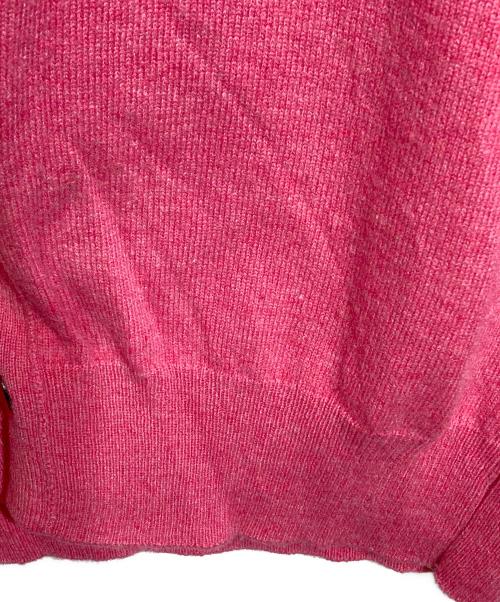 PLAY COMME des GARCONS（プレイコムデギャルソン）PLAY COMME des GARCONS (プレイコムデギャルソン) ミニワッペンカーディガン ピンク サイズ:Ｌの古着・服飾アイテム