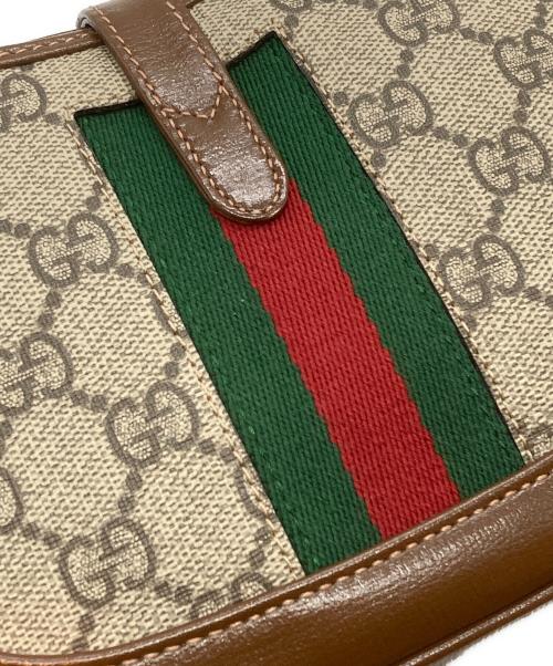 GUCCI（グッチ）GUCCI (グッチ) ジャッキー1961ミニショルダーバッグ ブラウン×ベージュの古着・服飾アイテム