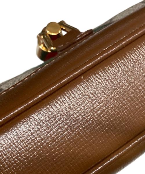 GUCCI（グッチ）GUCCI (グッチ) ジャッキー1961ミニショルダーバッグ ブラウン×ベージュの古着・服飾アイテム