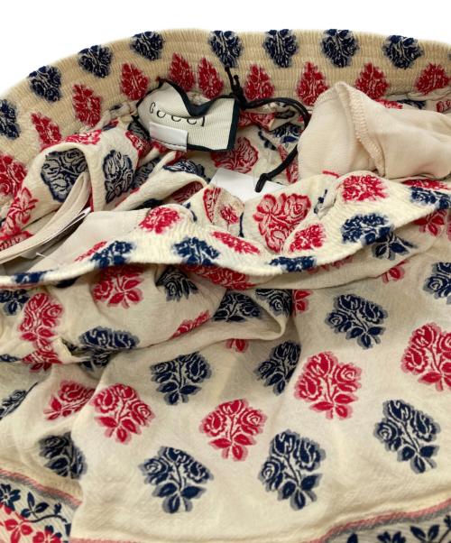GUCCI（グッチ）GUCCI (グッチ) ボタニカル柄ショートパンツ/Botanical print shorts ベージュ サイズ:40の古着・服飾アイテム