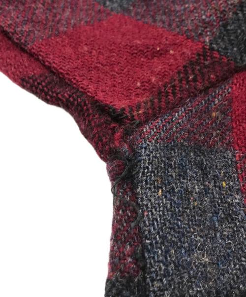 HUMPHREY（-）HUMPHREY (-) 70’sウールチェックシャツ グレー×レッド サイズ:-の古着・服飾アイテム