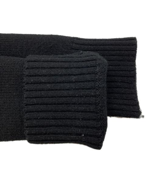 AMI PARIS（アミ パリス）AMI PARIS (アミ パリス) ハートロゴハイネックニット ブラック サイズ:Sの古着・服飾アイテム