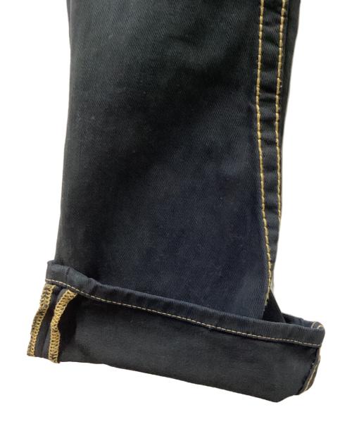 TRUE RELIGION（トゥルー レリジョン）TRUE RELIGION (トゥルー レリジョン) フレアデニムパンツ ブラック サイズ:28の古着・服飾アイテム