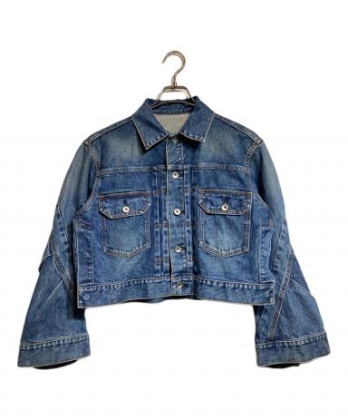中古・古着通販】sacai (サカイ) フレアスリーブクロップドデニム