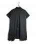 sacai (サカイ) サイドジッププリーツシャツワンピ/Side-zip pleated shirt dress ブラック サイズ:2：20000円