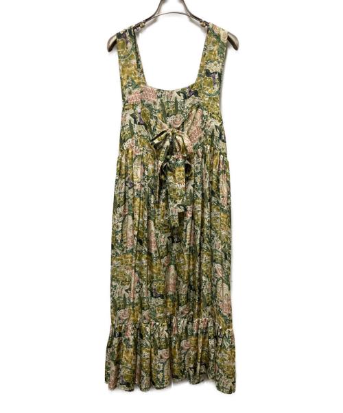shrimps（シュリンプス）shrimps (シュリンプス) ブラウスワンピース グリーン サイズ:12の古着・服飾アイテム