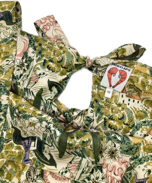 shrimps（シュリンプス）shrimps (シュリンプス) ブラウスワンピース グリーン サイズ:12の古着・服飾アイテム