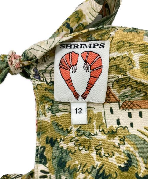 shrimps（シュリンプス）shrimps (シュリンプス) ブラウスワンピース グリーン サイズ:12の古着・服飾アイテム