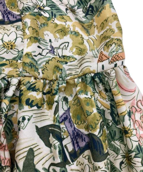 shrimps（シュリンプス）shrimps (シュリンプス) ブラウスワンピース グリーン サイズ:12の古着・服飾アイテム
