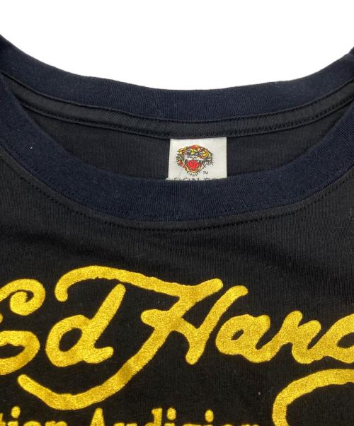 DO ED HARDY（ドエドハーディ）DO ED HARDY (ドエドハーディ) スパンコールTシャツ ブラック サイズ:XXLの古着・服飾アイテム