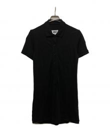 MM6 Maison Margiela（エムエムシックスメゾンマルジェラ）の古着「ポロシャツワンピース」｜ブラック
