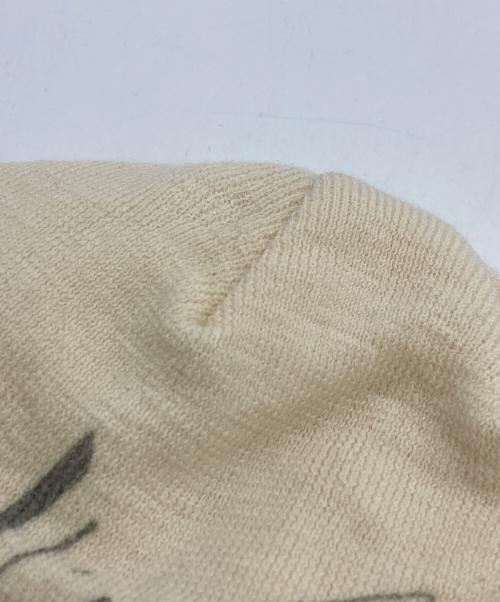 OAKLEY（オークリー）OAKLEY (オークリー) 00S 地球儀ニットキャップ ベージュの古着・服飾アイテム