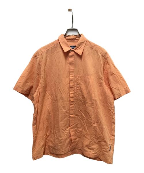 stussy（ステューシー）stussy (ステューシー) S/Sシャツ オレンジ サイズ:Lの古着・服飾アイテム