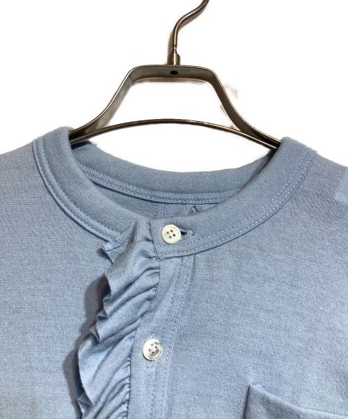 noir kei ninomiya（ノワール ケイ ニノミヤ）noir kei ninomiya (ノワール ケイ ニノミヤ) フリルボレロカーディガン ブルー サイズ:Sの古着・服飾アイテム