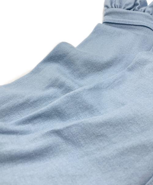 noir kei ninomiya（ノワール ケイ ニノミヤ）noir kei ninomiya (ノワール ケイ ニノミヤ) フリルボレロカーディガン ブルー サイズ:Sの古着・服飾アイテム