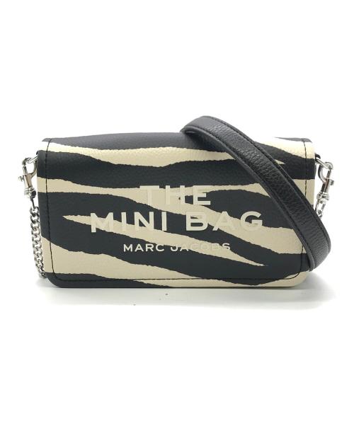MARC JACOBS（マークジェイコブズ）MARC JACOBS (マークジェイコブズ) ゼブラ柄ショルダーバッグ ホワイト×ブラックの古着・服飾アイテム