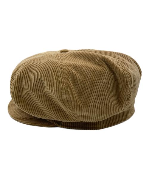 solaris&co（ソラリスアンドコー）solaris&co (ソラリスアンドコー) コーデュロイキャスケット ベージュの古着・服飾アイテム