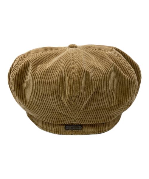 solaris&co（ソラリスアンドコー）solaris&co (ソラリスアンドコー) コーデュロイキャスケット ベージュの古着・服飾アイテム