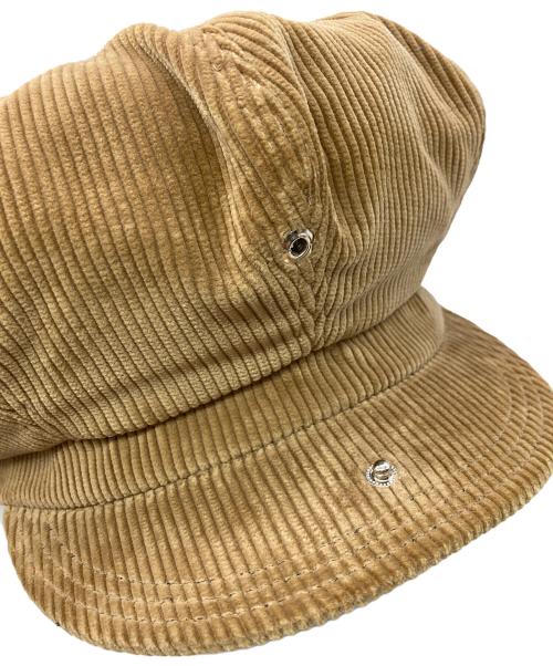 solaris&co（ソラリスアンドコー）solaris&co (ソラリスアンドコー) コーデュロイキャスケット ベージュの古着・服飾アイテム