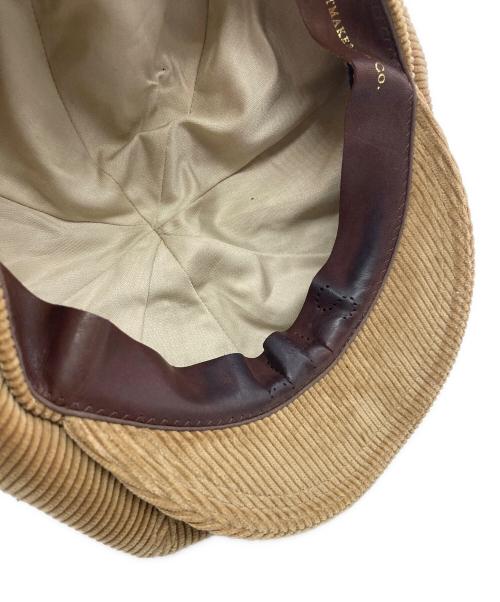 solaris&co（ソラリスアンドコー）solaris&co (ソラリスアンドコー) コーデュロイキャスケット ベージュの古着・服飾アイテム