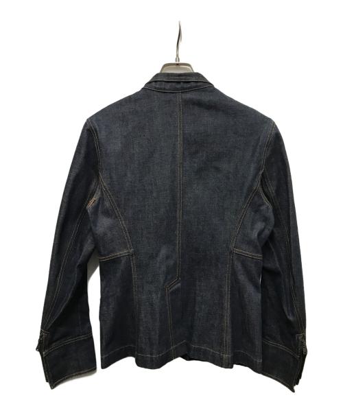 Yves Saint Laurent（イヴサンローラン）Yves Saint Laurent (イヴサンローラン) ダークデニムジップアップジャケット インディゴ サイズ:F40の古着・服飾アイテム