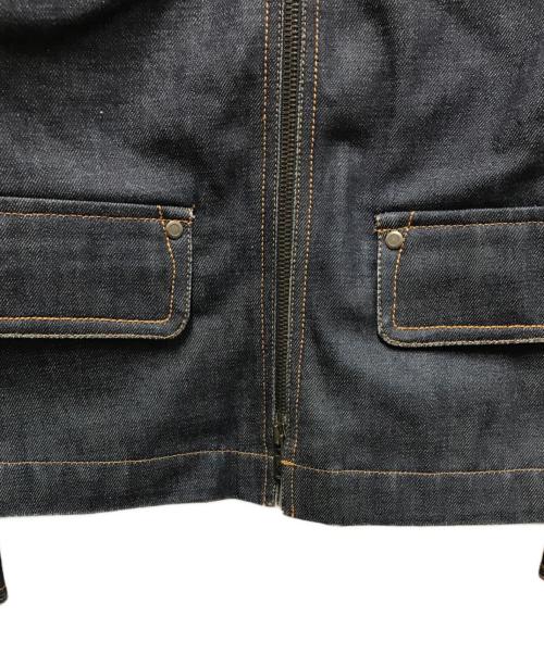 Yves Saint Laurent（イヴサンローラン）Yves Saint Laurent (イヴサンローラン) ダークデニムジップアップジャケット インディゴ サイズ:F40の古着・服飾アイテム