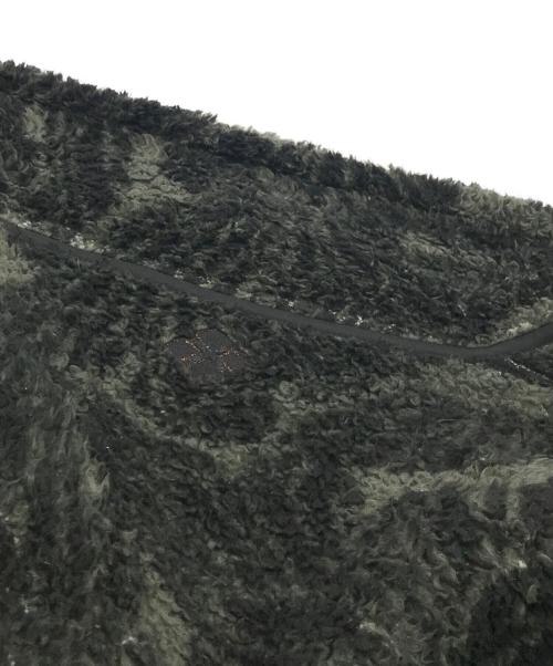 Gakkin（ガッキン）Gakkin (ガッキン) 群黒蝶花罰ブラックバタフライズ フリースジャケット グリーン サイズ:Mの古着・服飾アイテム