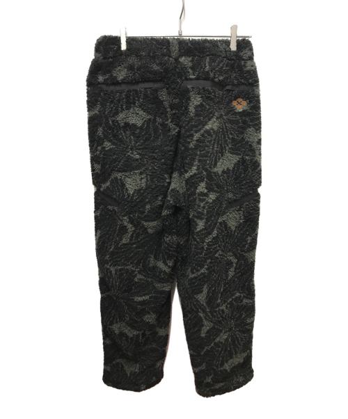 Gakkin（ガッキン）Gakkin (ガッキン) 群黒蝶花罰 ブラックバタフライズフリースパンツ グリーン サイズ:Mの古着・服飾アイテム
