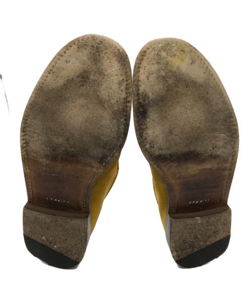 HENDER SCHEME（エンダースキーマ）HENDER SCHEME (エンダースキーマ) スエードローファー イエロー×レッド サイズ:表記無しの古着・服飾アイテム