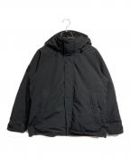 DANTONダントン）の古着「DOWN ARMY HOODED JACKET」｜ブラック