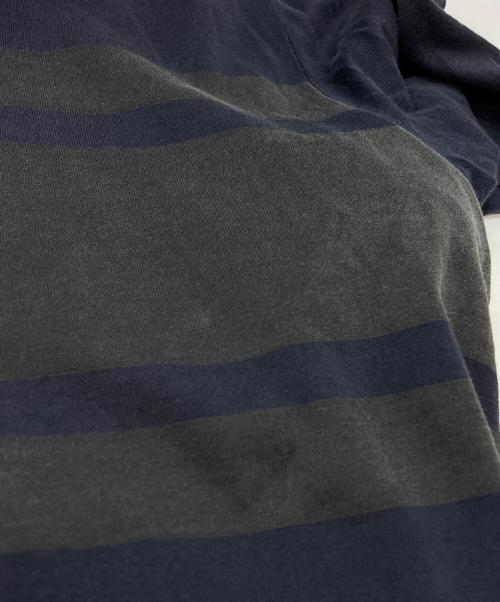 GUCCI（グッチ）GUCCI (グッチ) VネックTシャツ/Vneck Tee ネイビー サイズ:Lの古着・服飾アイテム