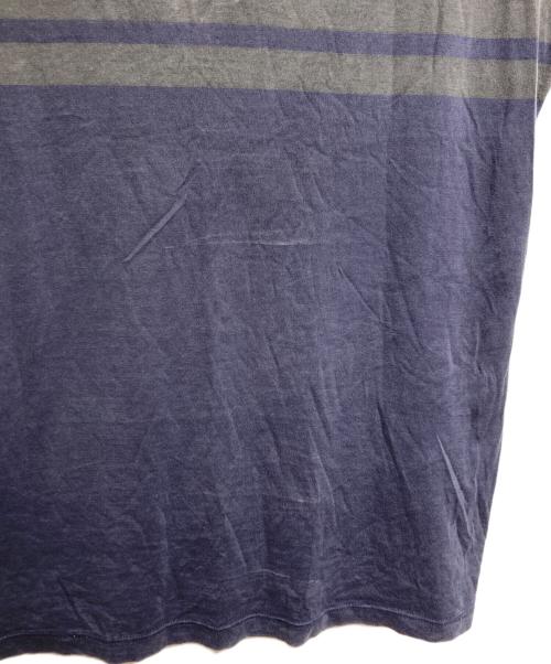 GUCCI（グッチ）GUCCI (グッチ) VネックTシャツ/Vneck Tee ネイビー サイズ:Lの古着・服飾アイテム