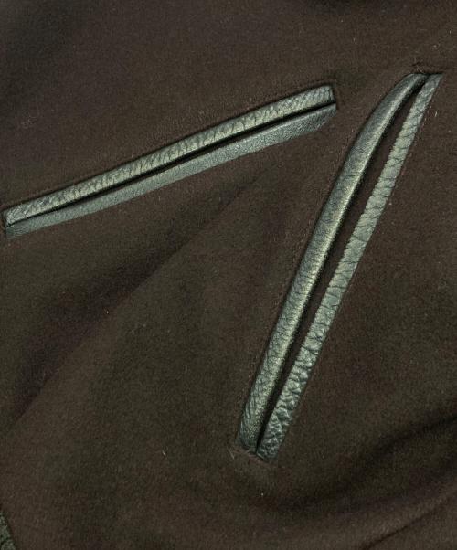 BREATH（ブレス）BREATH (ブレス) エナメルロゴスタジャン ブラック×ブラウン サイズ:-の古着・服飾アイテム