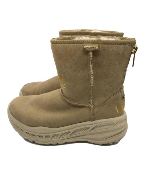 UGG（アグ）UGG (アグ) Mastermind JAPAN (マスターマインド ジャパン) ムートンブーツ ベージュ サイズ:EU38（23）の古着・服飾アイテム