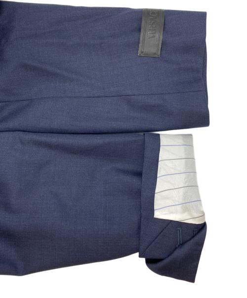 VERSACE（ヴェルサーチェ）VERSACE (ヴェルサーチェ) ウール シングルブレスト ブレザー ネイビー サイズ:54の古着・服飾アイテム