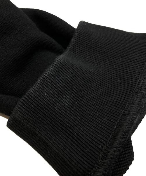 VERSACE（ヴェルサーチェ）VERSACE (ヴェルサーチェ) フロントロゴ刺繍フーディー ブラック サイズ:2XLの古着・服飾アイテム