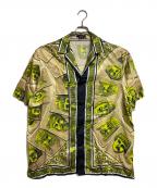 VERSACEヴェルサーチェ）の古着「オープンカラーシャツ/Open collar shirt」｜ベージュ