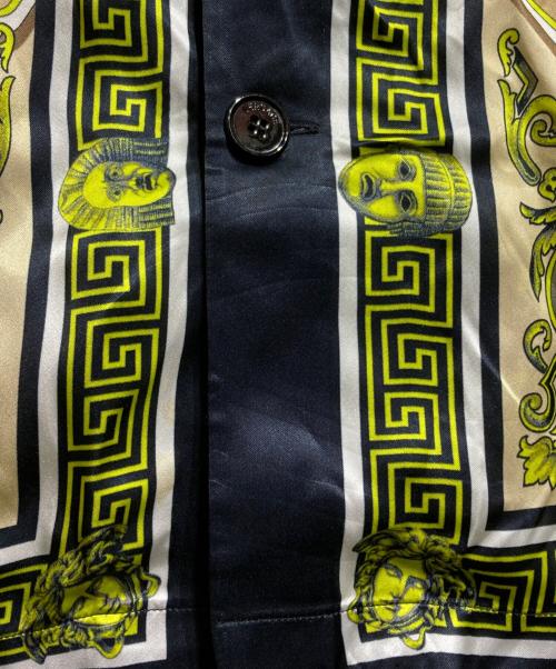 VERSACE（ヴェルサーチェ）VERSACE (ヴェルサーチェ) オープンカラーシャツ/Open collar shirt ベージュ サイズ:50の古着・服飾アイテム