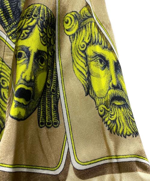 VERSACE（ヴェルサーチェ）VERSACE (ヴェルサーチェ) オープンカラーシャツ/Open collar shirt ベージュ サイズ:50の古着・服飾アイテム
