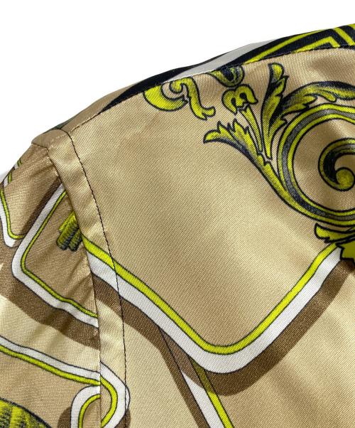 VERSACE（ヴェルサーチェ）VERSACE (ヴェルサーチェ) オープンカラーシャツ/Open collar shirt ベージュ サイズ:50の古着・服飾アイテム