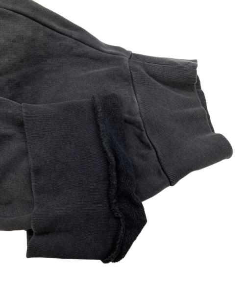 VERSACE（ヴェルサーチェ）VERSACE (ヴェルサーチェ) フレイムロゴクロップフーディー ブラック サイズ:40の古着・服飾アイテム